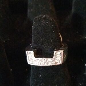 Rhinestone Faux Diamond Ring